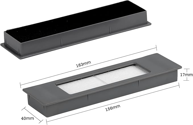 (16 Pieces) N10 HEPA Filter for Robot Vacuum Ecovacs DEEBOT OZMO N10 N10 Plus 920 950 T8 AIVI Max T9 T5 N5 N7 N8+ N8 Pro Plus DX55 DX93 DJ65, Robot Vacuum Cleaner Filter Kit