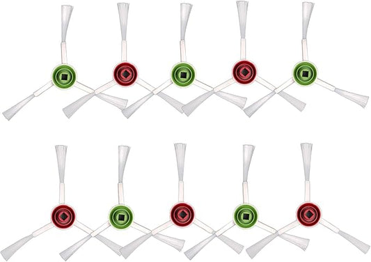 (10 Pieces) T20 Omni Side Brush Replacement Parts Compatible with ECOVACS DEEBOT T20 Omni / T20e Omni/ X1 Omni/ X1 Omni(White)/ T10/ T10 Plus/ T10 Turbo/ T10 Omni Side Brushes 5 Pairs